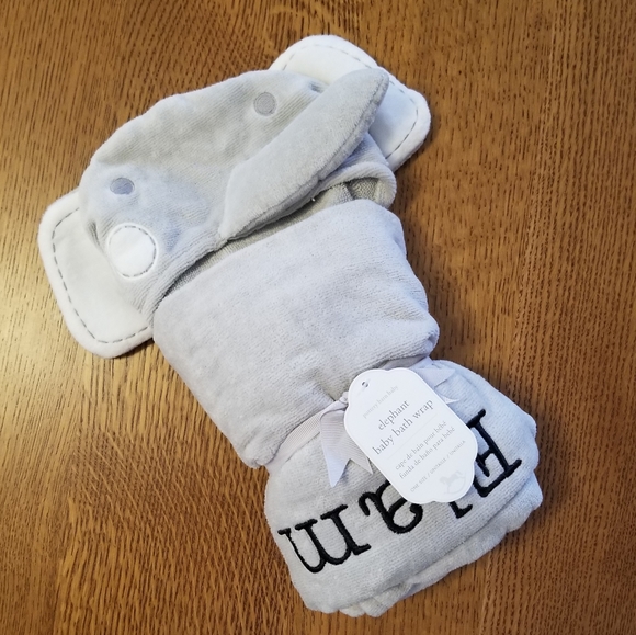 pottery barn baby bath towel